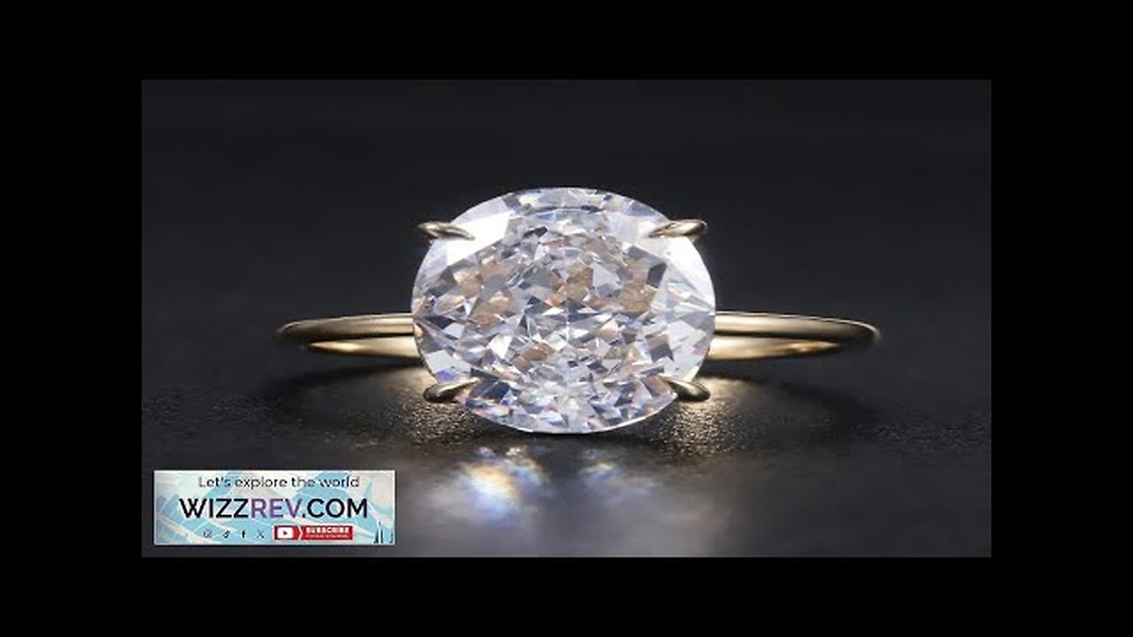 GEM'S BALLET Solid 9K 10K 14K 18K AU750 Engagement Rings Oval Radiant Review