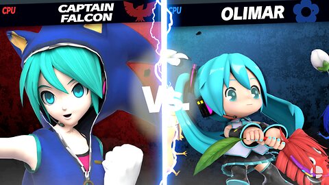 Sonic-Miku vs PikMiku [Chaos Kid SSBU Member Request] -By Fri3Z/LN_310
