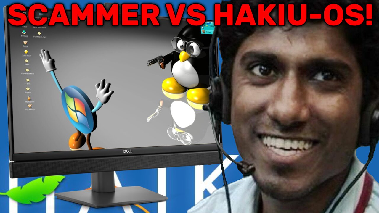 Scammer VS A non-windows OS, He Got SO CONFUSED!