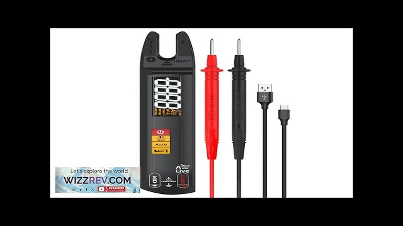 MUSTOOL U0 High Precision U-shaped Clamp Multimeter AC/DC Current Voltage Resistance T-RMS Review