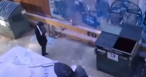 Rabbi Caught Staging A Fake Hate Crime, Painting A “Symbol”😉