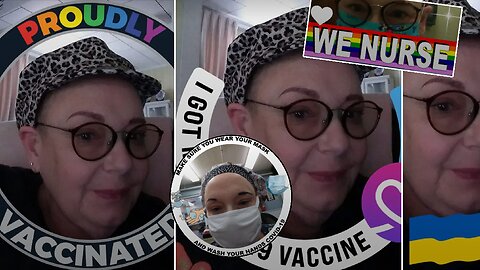 PROUD RAINBOW NURSE SYLVIA IS AT THE END OF HER SPIKE!