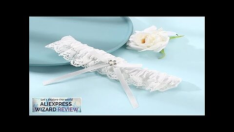 Drive in Headband Bride Wedding Garter White Lace Floral Garters Bowknot Stretch Review