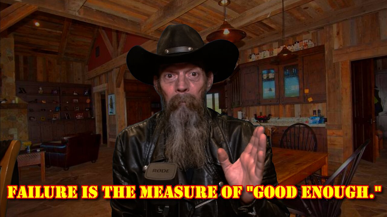 FAILURE IS WHEN WE KNOW WE DIDN'T DO ENOUGH