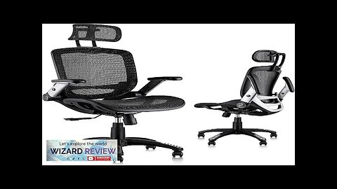 GABRYLLY Ergonomic Office Chair High Back Home Desk Chair with Headrest Flip-Up Review