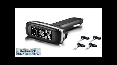 Mini Wireless TPMS Car Tire Pressure Monitor with LED Display Tire Pressure Review