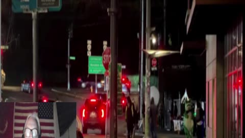 Live Sexy Santa anti ice protest! The freaks are out tonight!