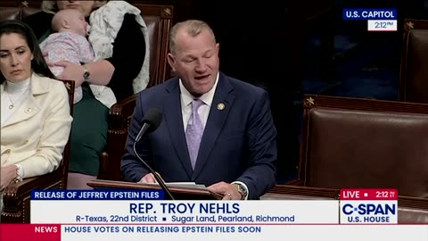 Rep. Troy E. Nehls on Voting YES to Release Epstein Files