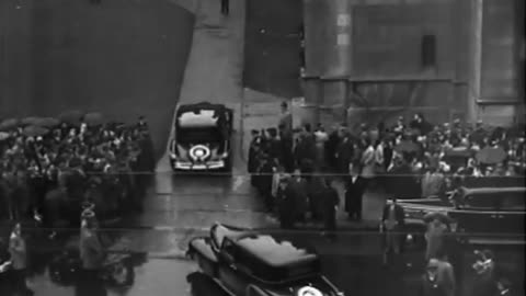 Last Ford Off Assembl... - Last Ford Off Assembly Line Before War Conversion Funeral of - fc-fc-2594