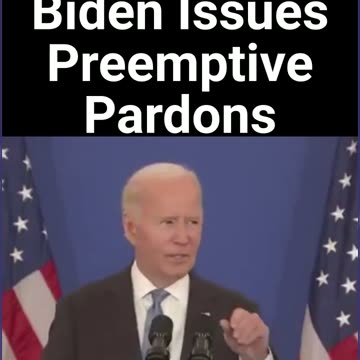 Biden Pardons Fauci, Cheney, Milley And More!