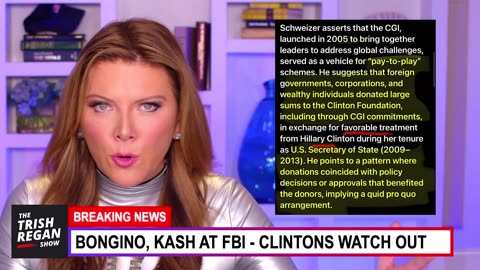 Trish Regan - “WATCH OUT!” New FBI Deputy Dan Bongino Warns Bill & Hillary Clinton