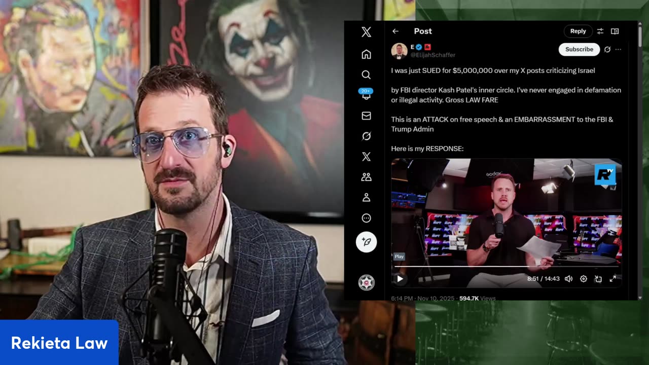 Trans-Free Olympics, No Visas Without Ozempic, and Elijah Schaffer is SUED BECAUSE ISRAEL