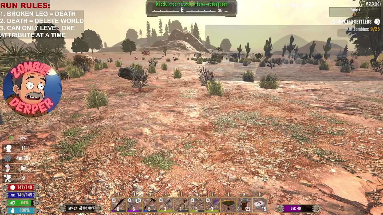 Crayon Eater Vs Wild West - Can't Sleep | 7 Days to Die Permadeath