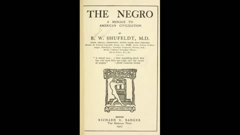 Negr0 a Menace to American Civilization. Pages 203-237