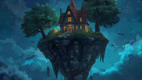 🌌 Dreamy Floating Island | Relaxing Music for Sleep & Imagination