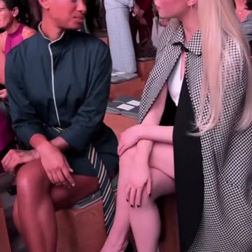 Willow Smith joined Anya Taylor-Joy front row at the Dior Spring 2026 show at #PFW.