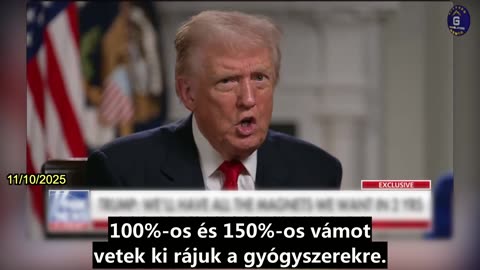 【HU】Trump: Nem Kínától függünk, hanem egy okos elnöktől