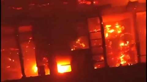 Muslim migrants burn down a 400 Year Old Monastery of Bernaga in Italy it now lies in ruins