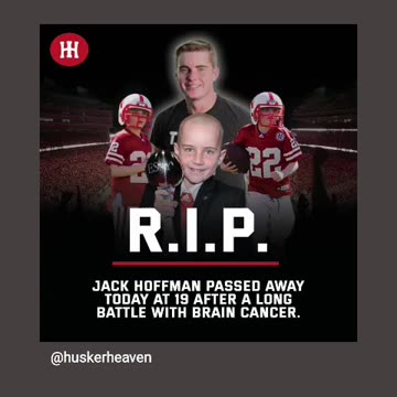 Rip jack Hoffman passed away at brain cancer very sad indeed rip to him 🙏 🕊 🪦 🕯🏈 02/13/25