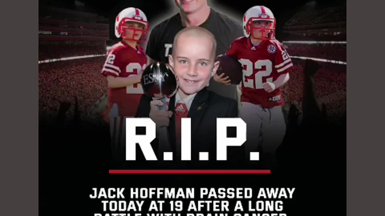 Rip jack Hoffman passed away at brain cancer very sad indeed rip to him 🙏 🕊 🪦 🕯🏈 02/13/25