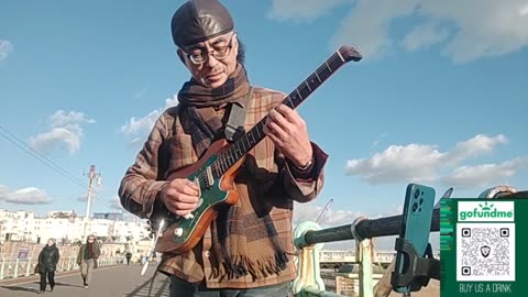 Jazz Nano Street Edition: Busking in Brighton/Hove, England: 2025 Tour in UK