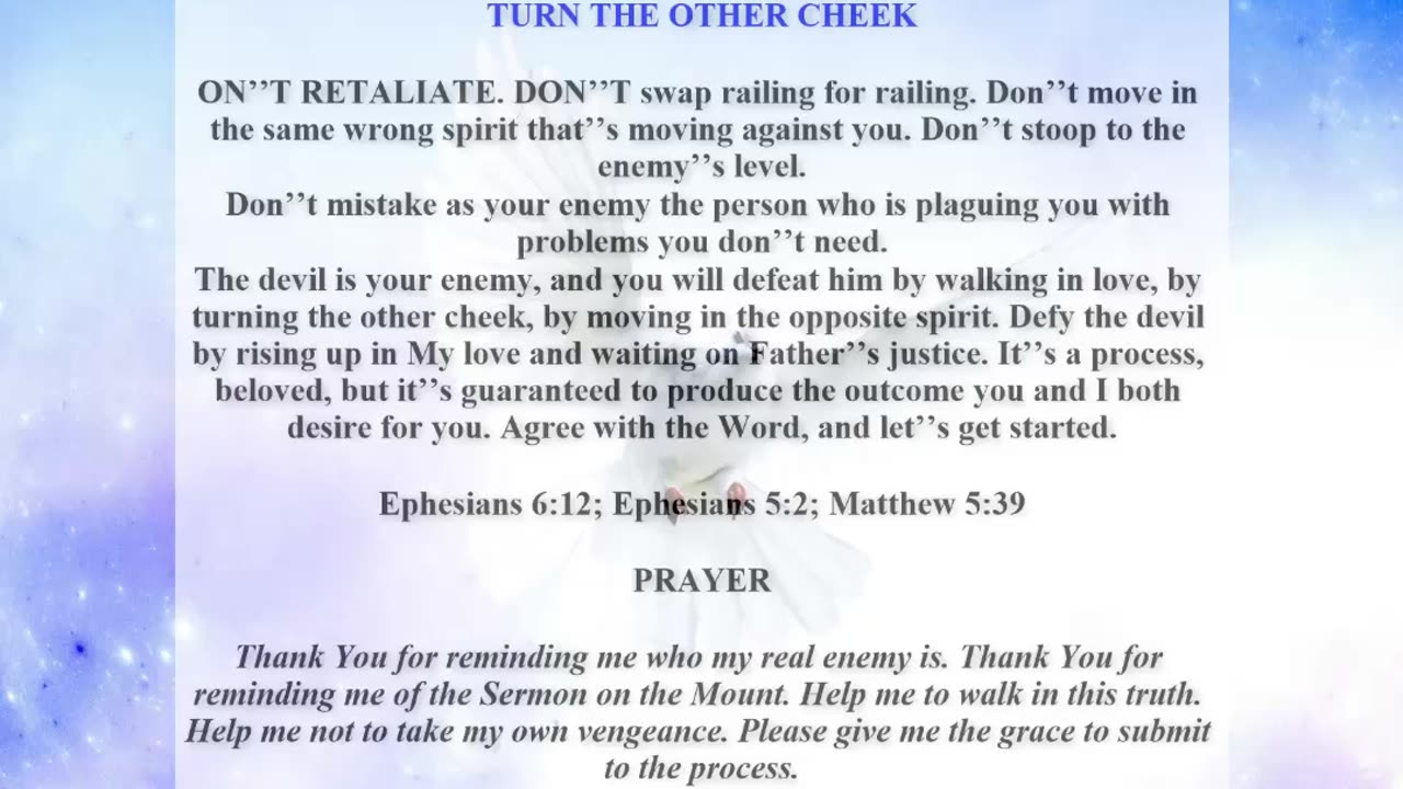 Turn The Other Cheek