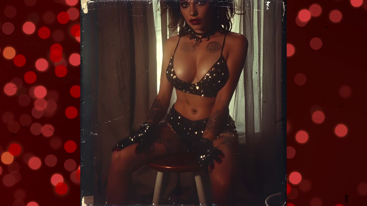 In Dark Motel Room - Retro