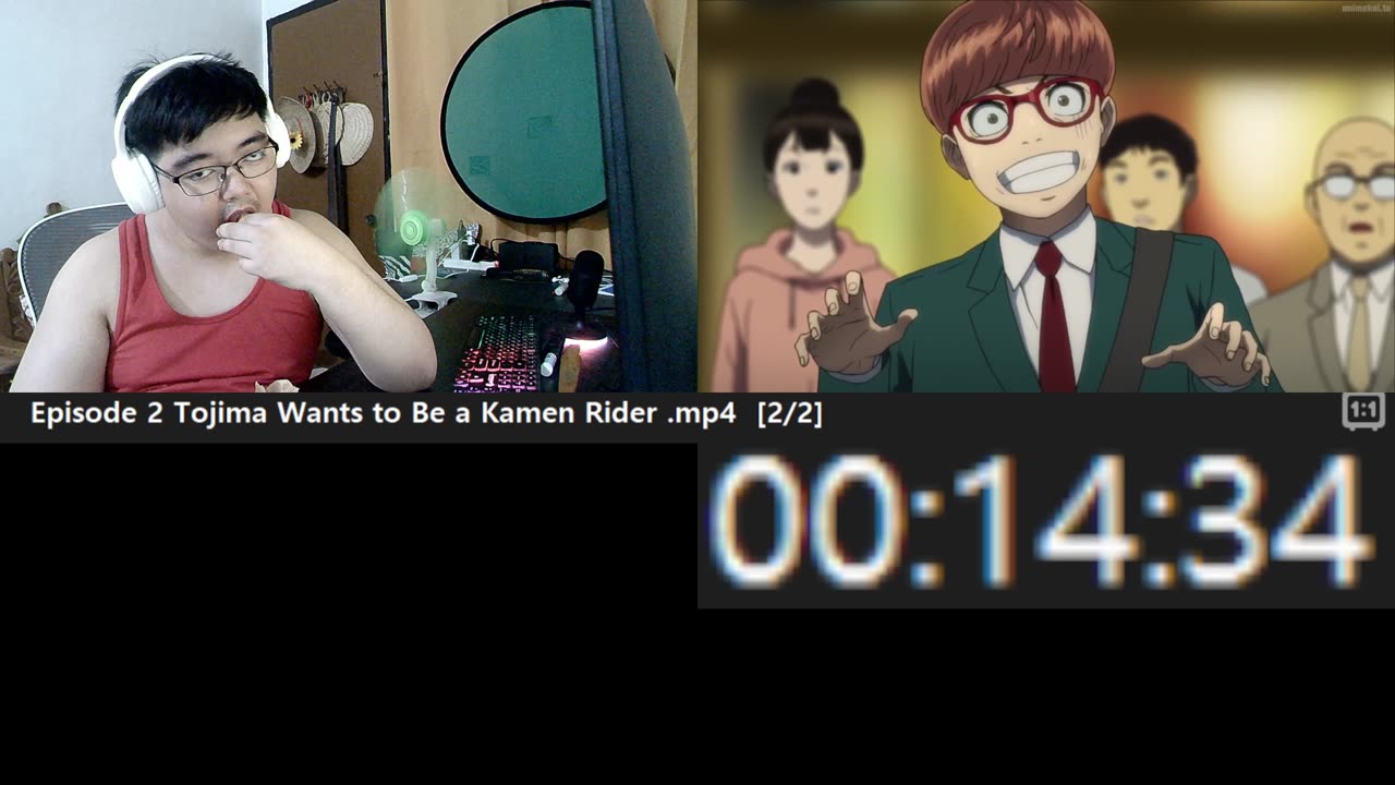 Tojima Wants to Be a Kamen Rider Episode 1-5 Reaction R#1