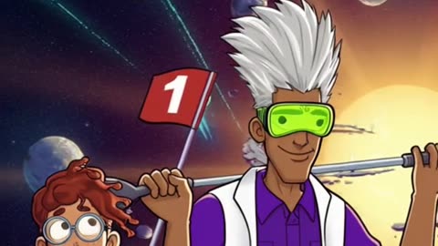 Satoshi & Shorty Play Golf in Space!