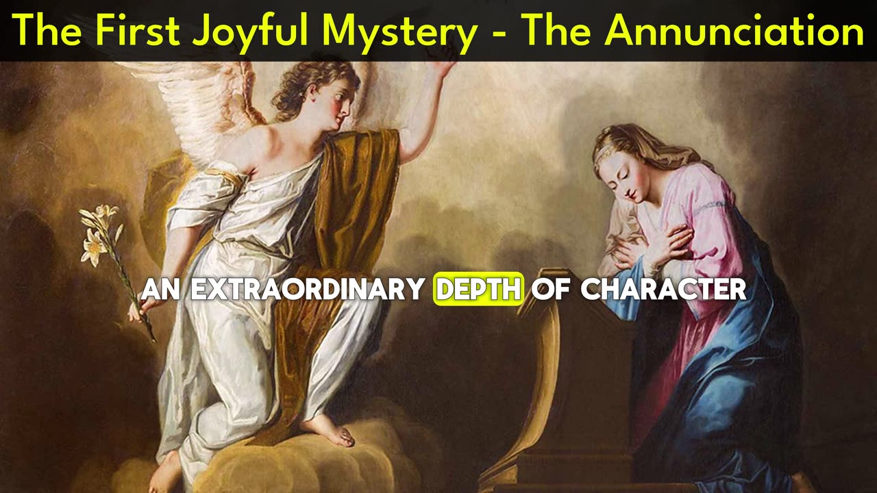 The First Joyful Mystery - The Annunciation