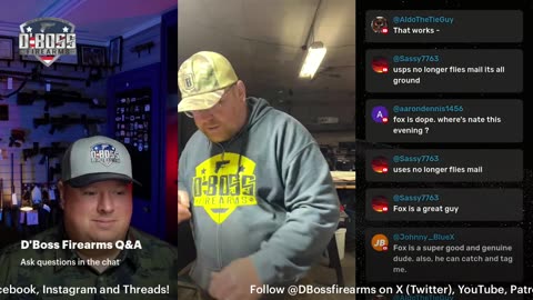 D'Boss Firearms is LIVE! First live of 2026!