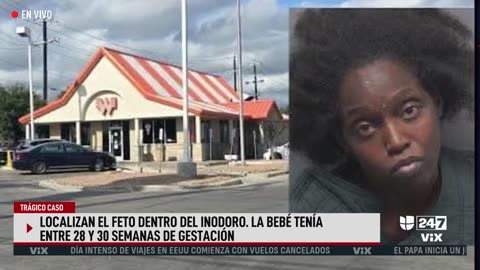 Arrestan a una mujer acusada de arrojar un feto en el baño de un restaurante en Texas