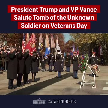 President Trump, VP Vance, and Sec. Vet Affairs honor America’s fallen heroes