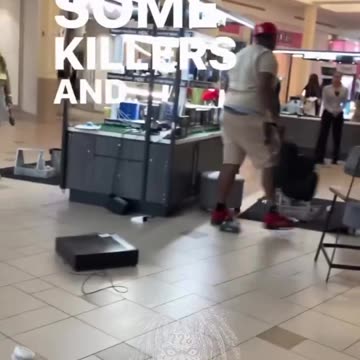 Black destroys store, attacks victims