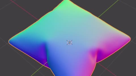 make a pillow in Blender