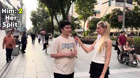 Who should pay on a firsat date? Singapore Street Interview