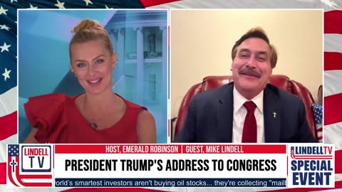 Mike Lindell & Emerald Robinson react to President Trump's Address