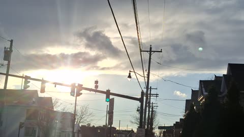 #2 "Clouds" blocking and surrounding the white sun(blue hue) and yellow sun