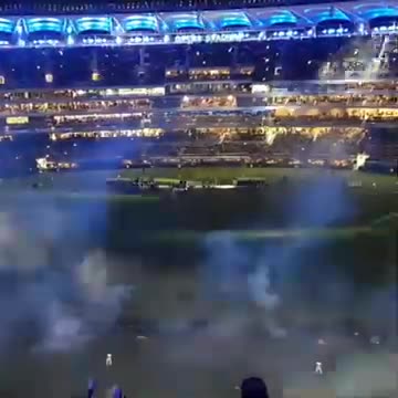 Soccer game in Perth, Australia