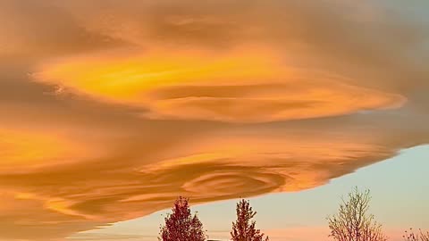 Sunrise After Northern Lights