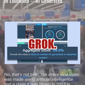 Fact Check: Fake Walmart SNAP EBT Glitch Video Does NOT Show Events In Louisiana -- AI Generated