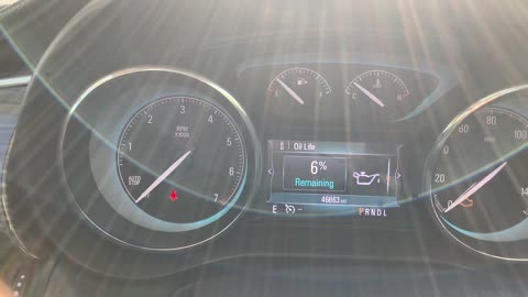 2017 Buick Envision - Oil Reset
