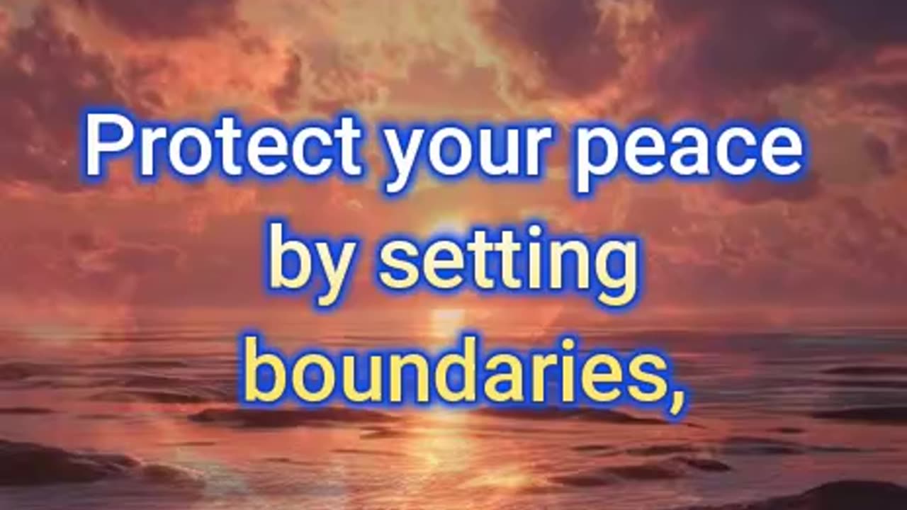 “Protect Your Peace”