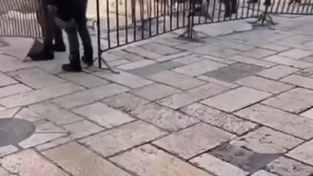 Israeli soldiers brutally beat and detain a Palestinian youth in the old city of Jerusalem