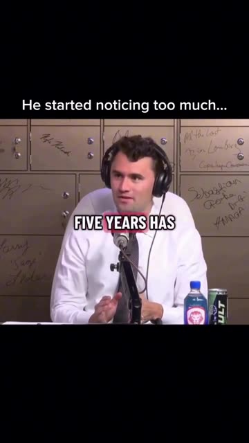 Charlie Kirk started NOTICING too much