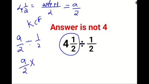 4(1/2)÷(1/2) The answer is not 4. Many got it wrong! Ukraine Math Test #math #percentages #ukraine