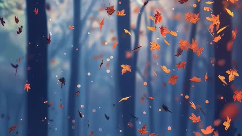 Study, read or rest with a quiet fall window on your screen – cosy autumn video art 75% OFF
