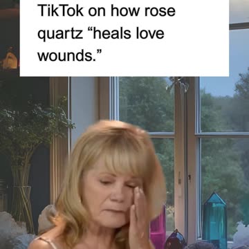 Me after watching 1 TikTok on how rose quartz “heals love wounds” #crystalcommunity #crystaladdict