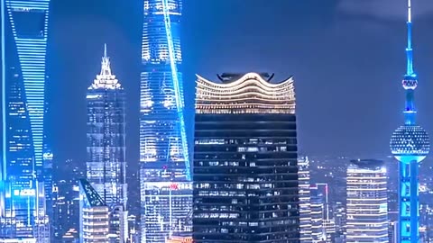 Shanghai Vibrant Night View
