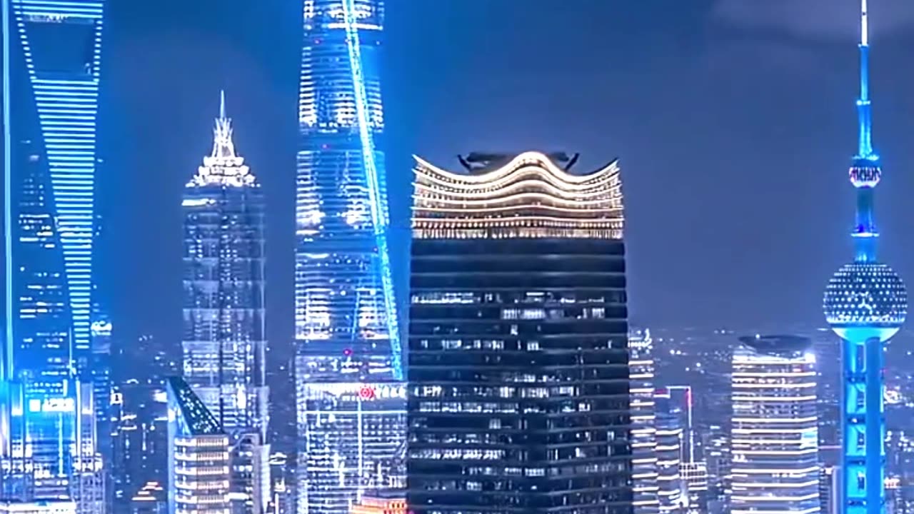 Shanghai Vibrant Night View
